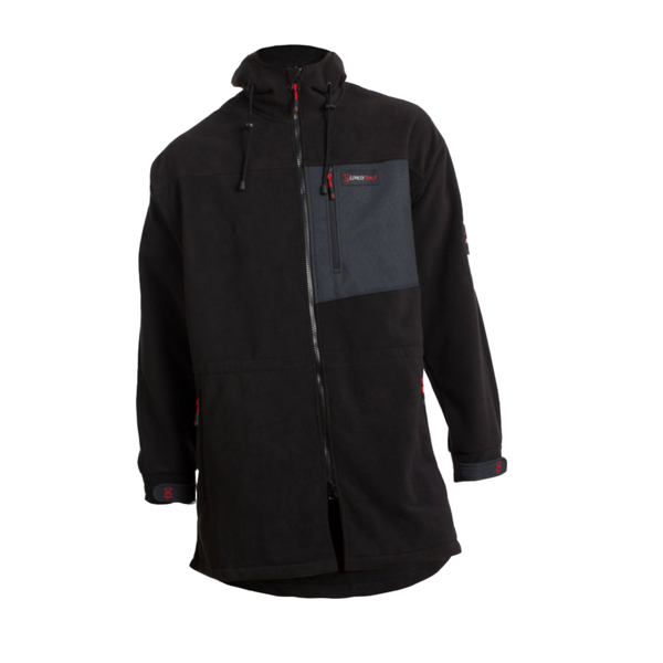 Mokau Heavy Fleece Jacket - Black