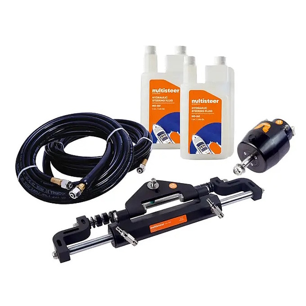 Hydraulic Outboard Steering Kit To 350Hp (7.5M Hoses)