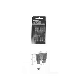 25 Amp ATS style Blade Fuses (common size)- 5-Pk