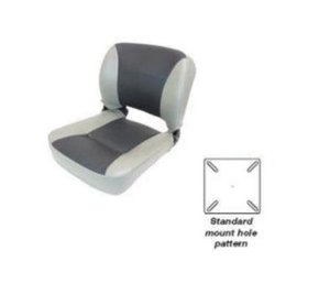 Deluxe Navigator Folding Seat - Black/Grey