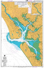 NZ 4265 Hydrographic Marine Chart - Kaipara Hbr (w/plastic zip wallet)