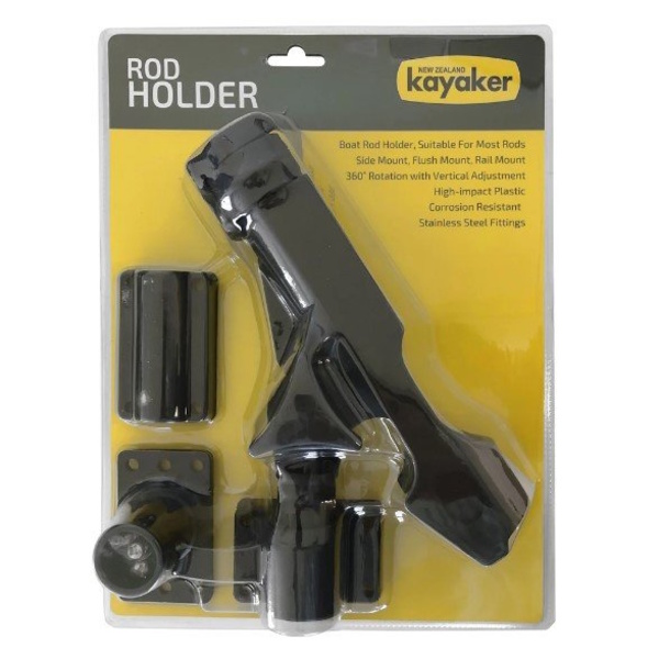 Rod Holder Abs Adjustable Rail Or Surface Mt 