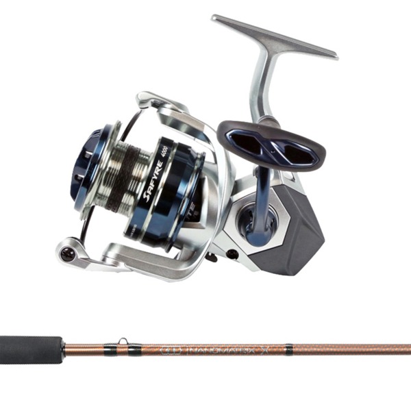 Safyre 4000 Nanomatrix X Softbait Spin Combo 7Ft 4In 6-10Kg 2Pc