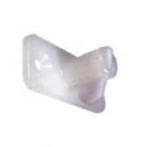 Canopy Toggle Fastener-Horizontal Single White