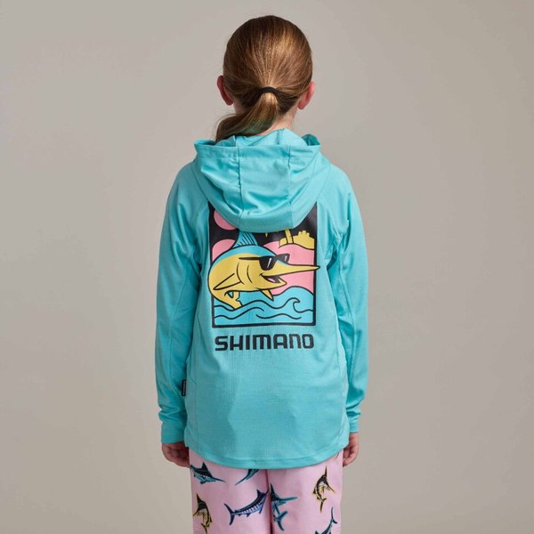 Pastel Pop Kids Tech Tee Marlin Turquoise