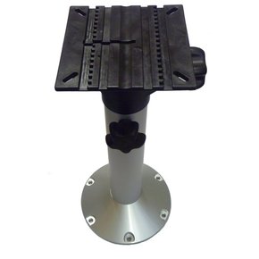 H/Duty 73mm Shaft Adjustable Seat Pedestal 50-72cm w/Swivel