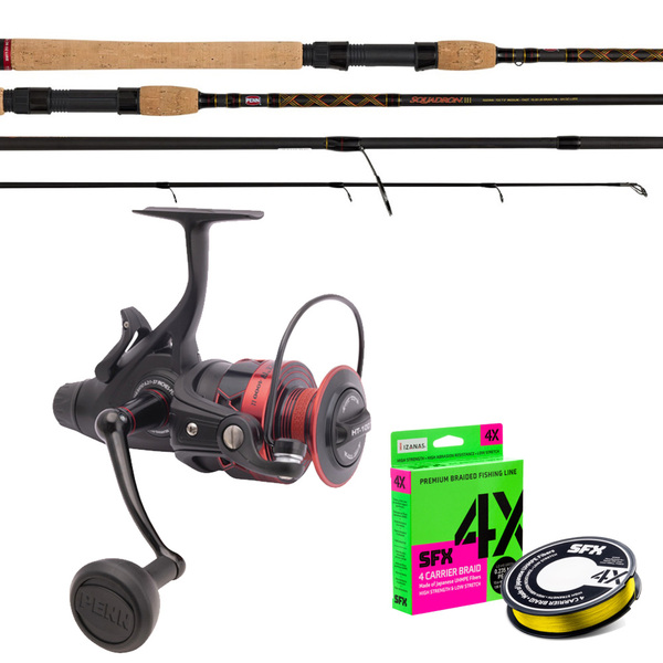 Fierce 4000Ll / Squadron 7'2" 10-30Lb 2-Pce Spin Combo With Braid 