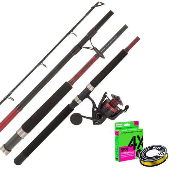 Fierce Iv 4000 Softbait Combo 7'0  4-8Kg 2Pc W/Braid