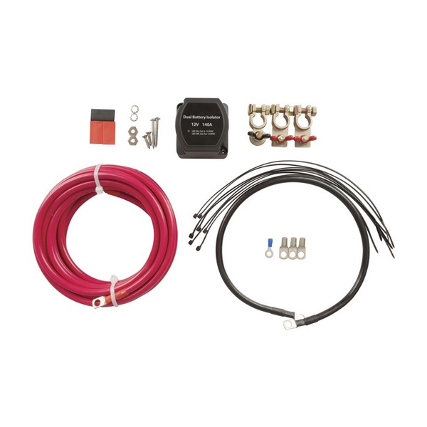 Dual Battery Isolator Kit W/Dvsr 12V 140Amp