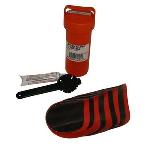 Inflatable Repair Kit Hypalon Red/Black - (w/valve tool) 