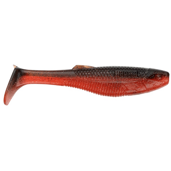 Crush City Heavy Hitter 4" Soft Bait 5 Pack - Red Dog