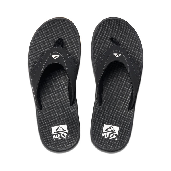 Fanning H20 Men's Jandals - Black/Silver