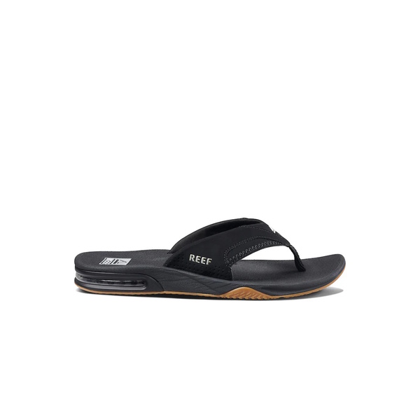 Fanning H20 Men's Jandals - Black/Silver