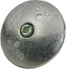 Zinc Rudder Anode 95mm 3.75" (Pair/2 Sides)