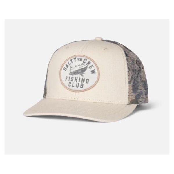 Salty Crew On A Mission Trucker Off White
