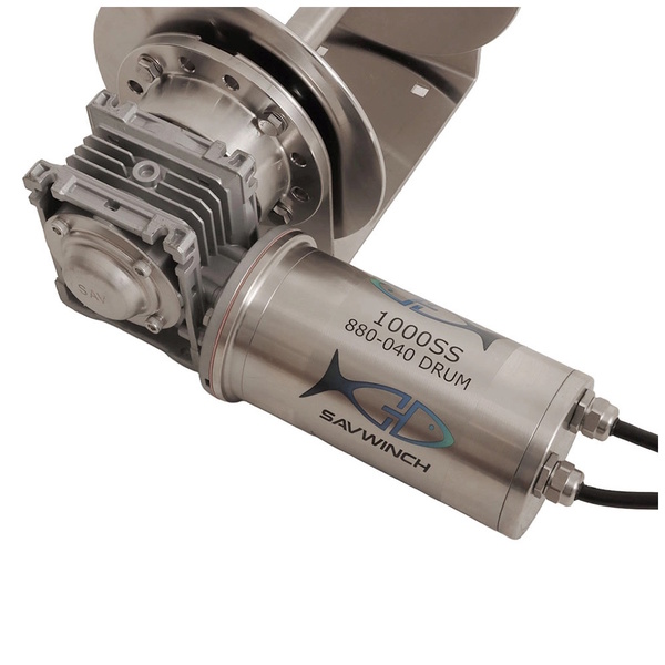 1000Ss Mini Drum Winch W/Rope/Chain/Acc. (Boats To 7M)