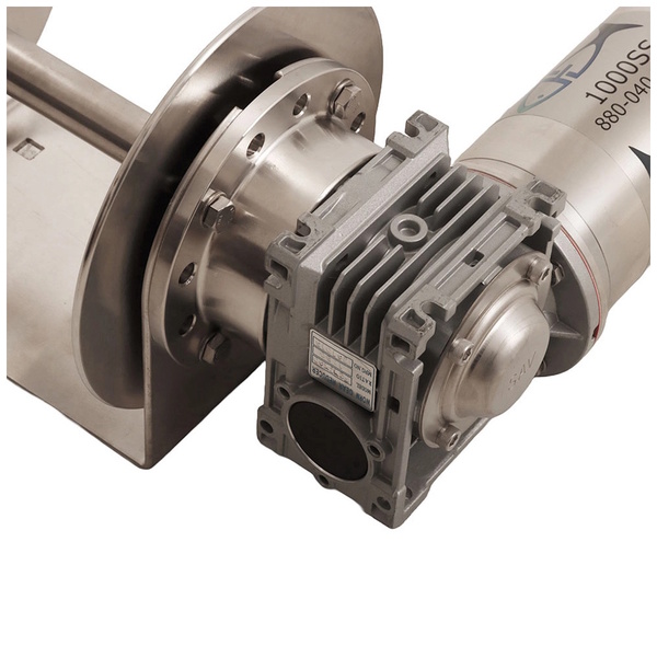 1000Ss Mini Drum Winch W/Rope/Chain/Acc. (Boats To 7M)