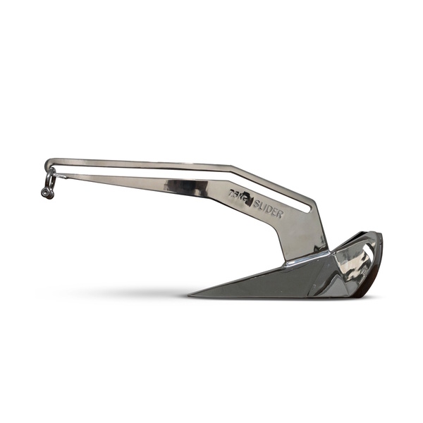 316 Grade Stainless Plough Anchor W/Slider 7.5Kg 