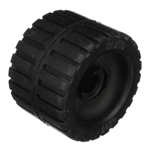 Trailer H/Duty Wobble Roller Rubber 110Mm X 20Mm Black