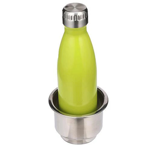Recessed Flush Drink Holder 93Mm Stainless W/Led