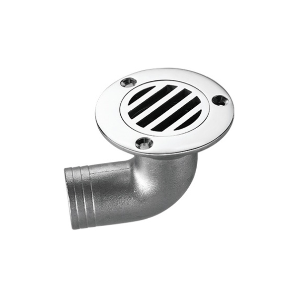 Cockpit / Shower Drain Cast 316G Stainless 38Mm - 90 Degree