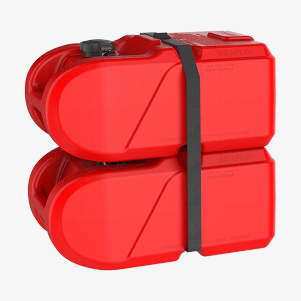 Premium Thick Wall Portable Outboard Fuel Tote Tank W/Guage 24L