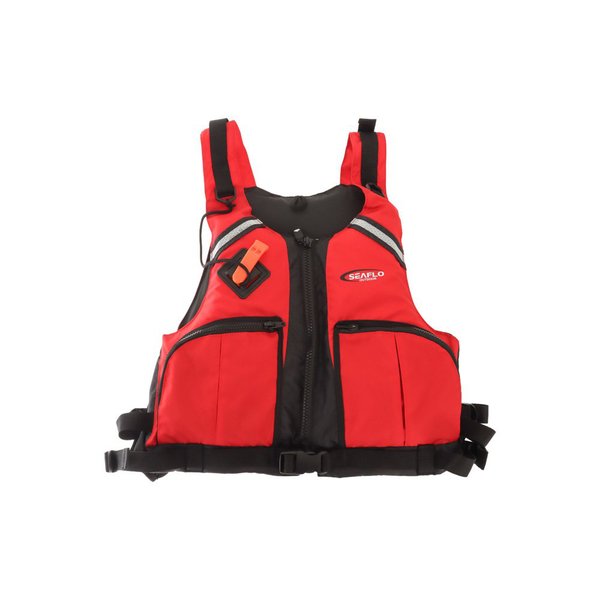 Pfd Paddling Vest W/Pockets Sml/Med Red
