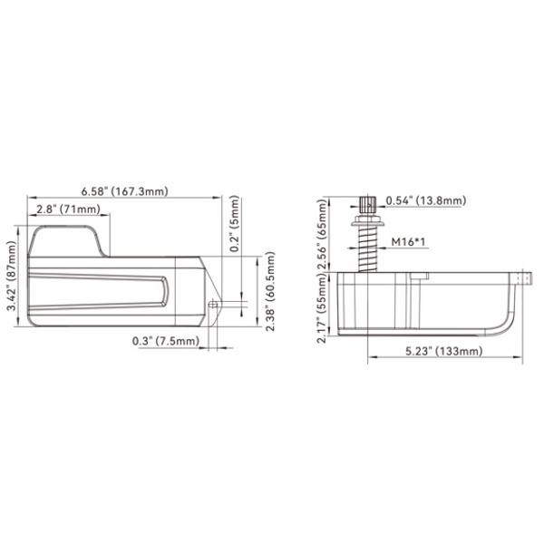 12V H/Duty (10Nm) Wiper Motor 50Mm Shaft (68Mm Oa) 