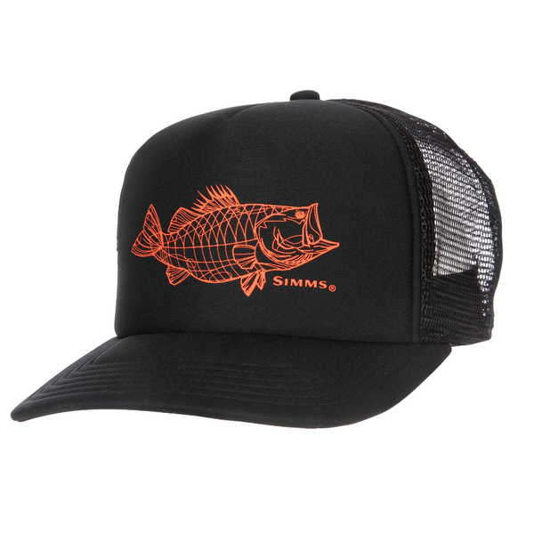 Simms Throwback Trucker Cap - Black