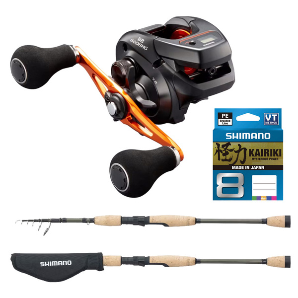 Barchetta Bb 150Hg / Stream Flight 6'3" Combo Baitcast 3-6Kg 2Pc + Braid