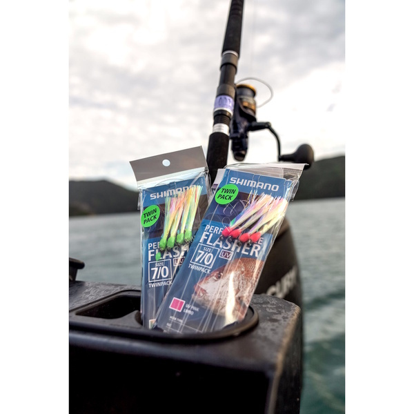 Flasher Rig Fluoro Circle Uv Pink / Blue