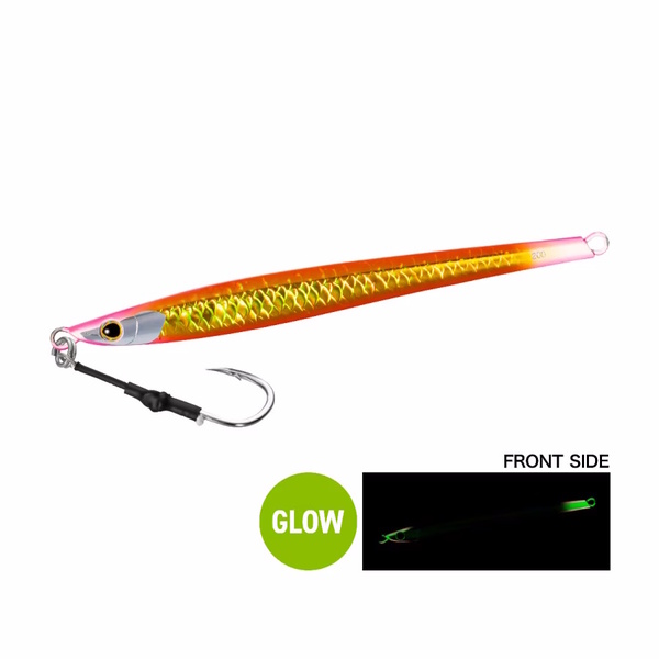 Jig King Slasher Gold Pink Uv Glow 015