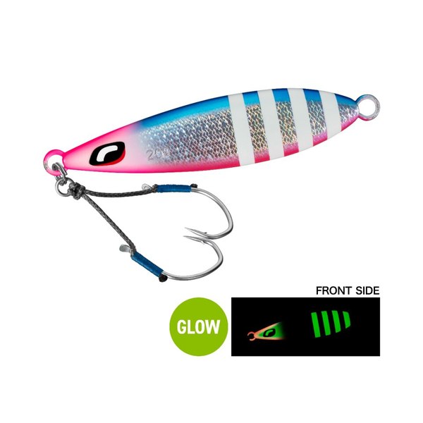 Jig Wingfall Blue Pink Zebra