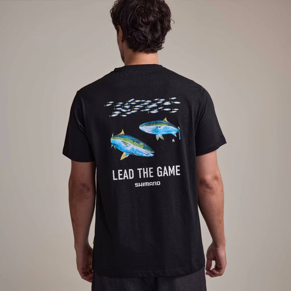 Lead The Game Tee Kingfish Vs Koheru Black