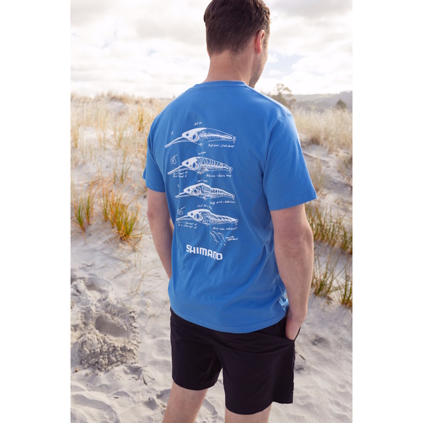 Lure Tee Ledge Runner Ocean Blue