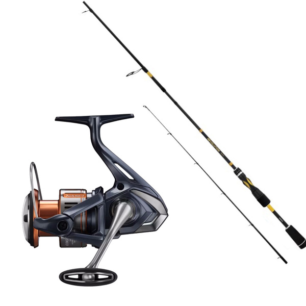 Nasci C3000hg Fd Spin / Revolution Travel 7'2" Combo Softbait Spin 5-10Kg 3Pc