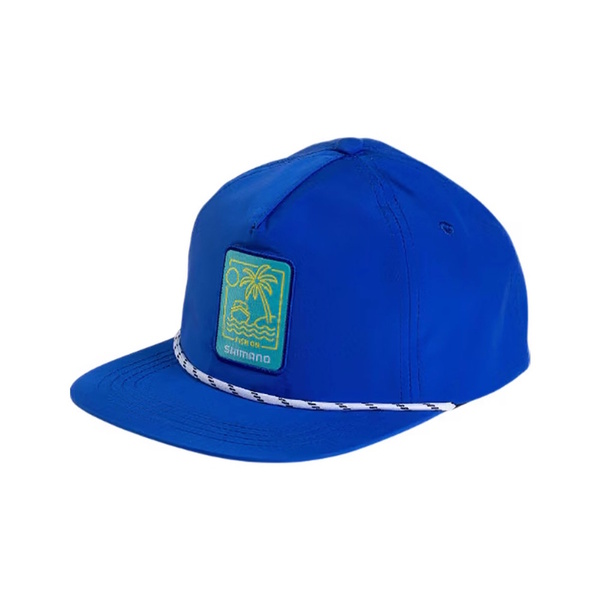 Pastel Pop Kids Flat Peak Cap Fish On Navy