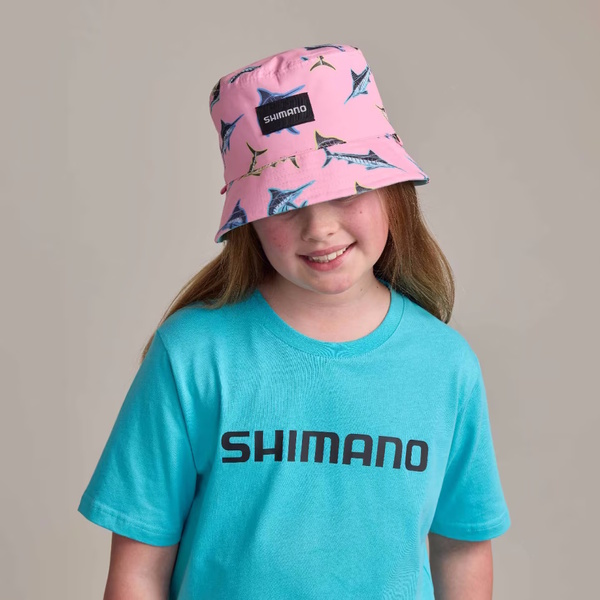 Pastel Pop Kids Reversible Bucket Hat Marlin Bubblegum Pink / Peppermint