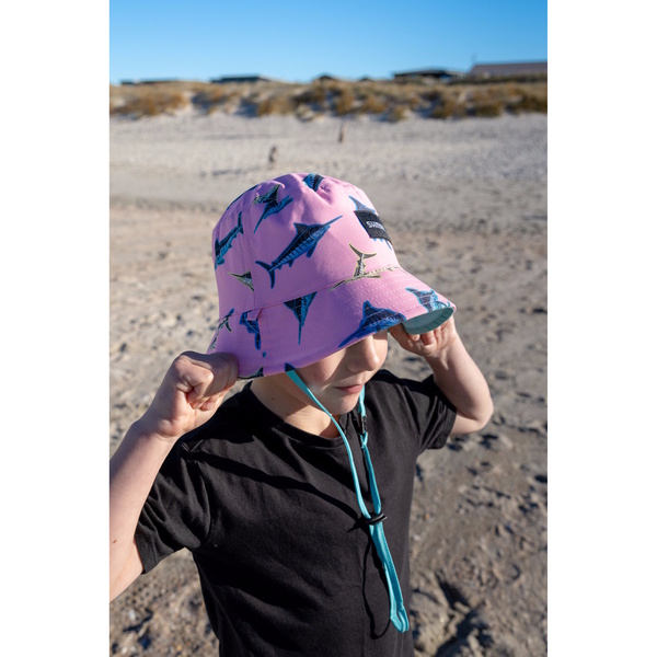 Pastel Pop Kids Reversible Bucket Hat Marlin Bubblegum Pink / Peppermint