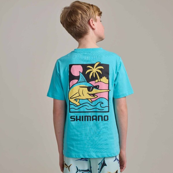 Pastel Pop Kids Tee Marlin Turquoise