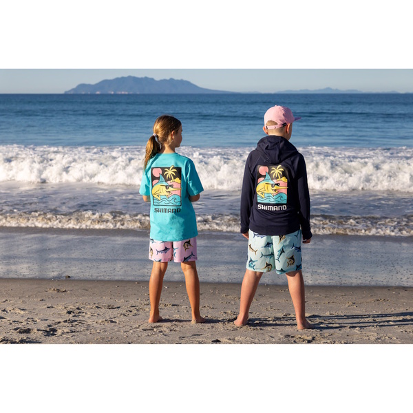 Pastel Pop Kids Tee Marlin Turquoise
