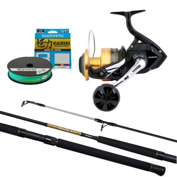 Socorro 10000Sw/ Taipan 5'5 50-80Lb 1Pc Jig Combo W/Braid