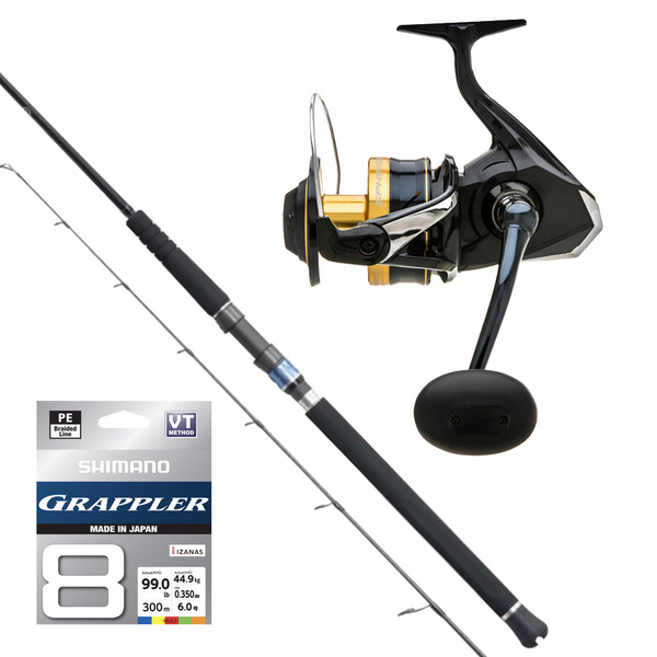 Shimano  Combo Topwater Spin Pe6-8 2Pc + Braid