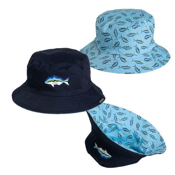 Tri-Colour Reversible Bucket Hat