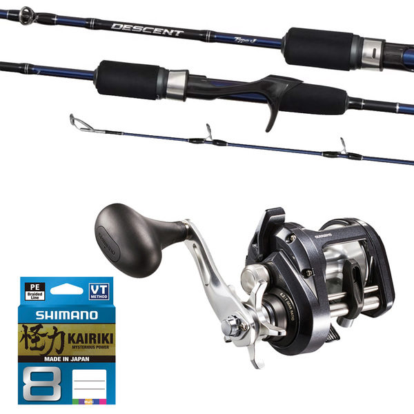 Tekota 500Hg A / Descent Type J 5'8" Spiral Combo Slowjig Spin + Braid