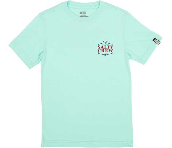 Skipjack Boys Short Sleeve T-Shirt - Sea Foam