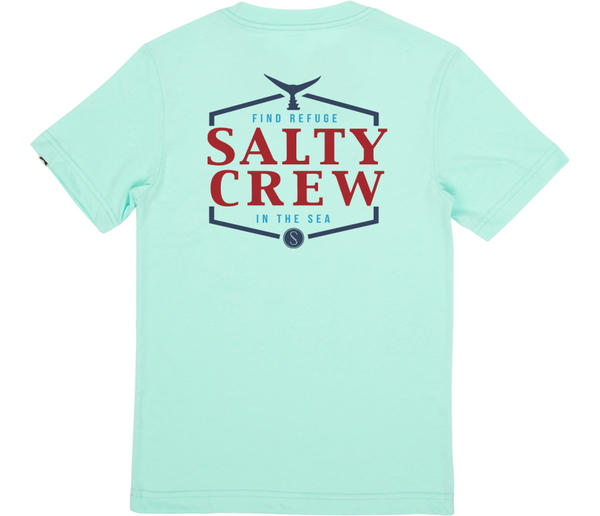 Skipjack Boys Short Sleeve T-Shirt - Sea Foam