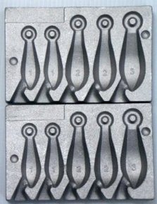 Snapper Sinker Mould- Small Reef Type 1-2-3 Oz Smart Marine