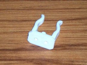 White Nylon Tube Clip/Holder- 16mm (5/8")