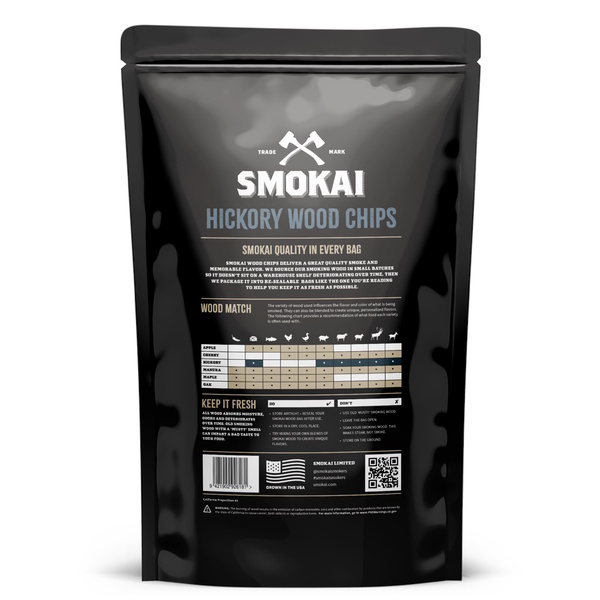 Premium Hickory Wood Chips 6L (366 Cu In)